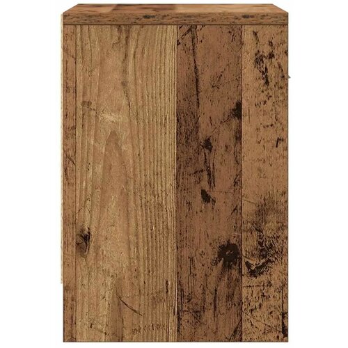  Noćni ormarići 2 kom s ladicama staro drvo 39x28x41 cm - Staro drvo 2 Slike