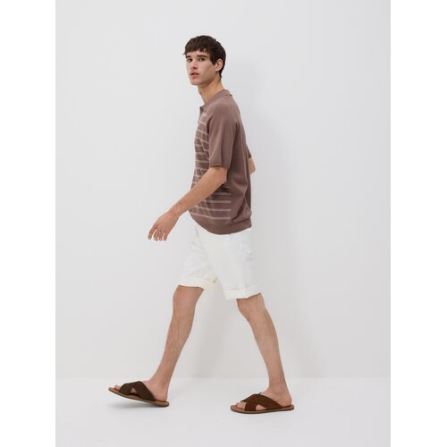 Reserved Slim fit kratke hlače od trapera - bijela Cene