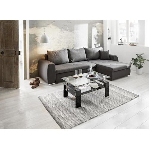 CARRYHOME klubska miza, bela, visoki sijaj Slike