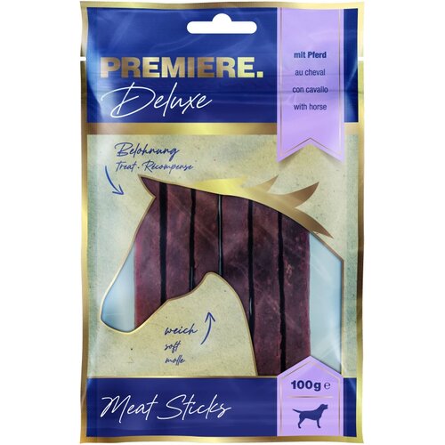 Premiere Dog Pribolj&scaron;ek Snack it Soft Meat Sticks konj 100g Cene