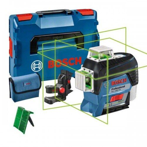 Bosch linijski laser sa zelenim zrakom bluetooth 80m GLL 3-80 CG Solo + BM1 + L-Boxx (0601063T03) Slike