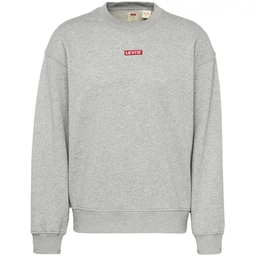 Levi's Sweater majica siva melange / crvena