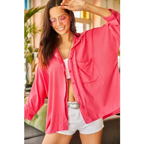Olalook Shirt - Pink - Regular fit