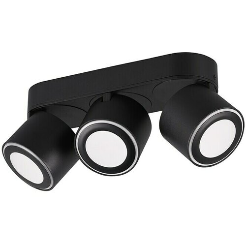 Trio Leuchten LED stropna spot svjetiljka Taurus (15 W, Crna, Topla bijela, 3 Kom.) Slike
