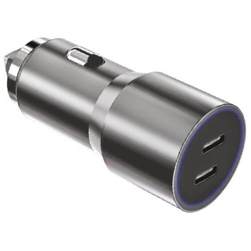 Winner Group - Autopunjač 2x USB-C Power Delivery 60W, srebrni Cene