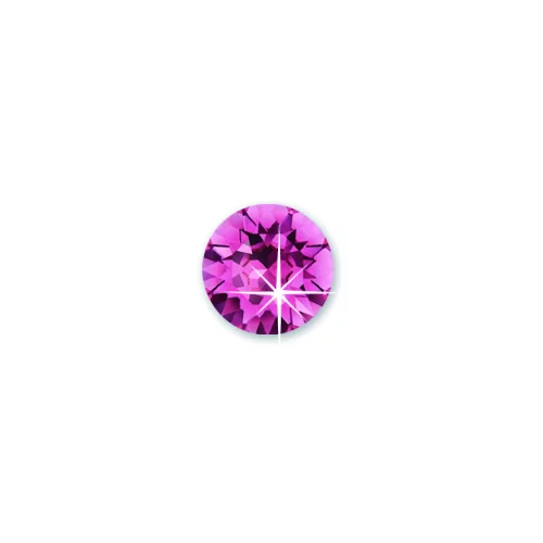  BIOJOUX uhani, Swarovski kristal roza