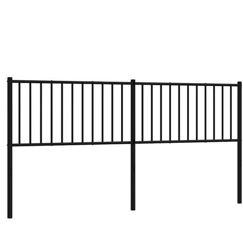  Metalno zamjensko uzglavlje crno 180 cm Slike