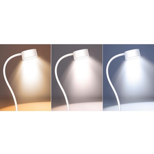 Solight WO3001-W- LED prigu&amp;scaron;iva fleksibilna lampa sa stezaljkom LED/2W/5V 3000/4000/6500K bela Slike