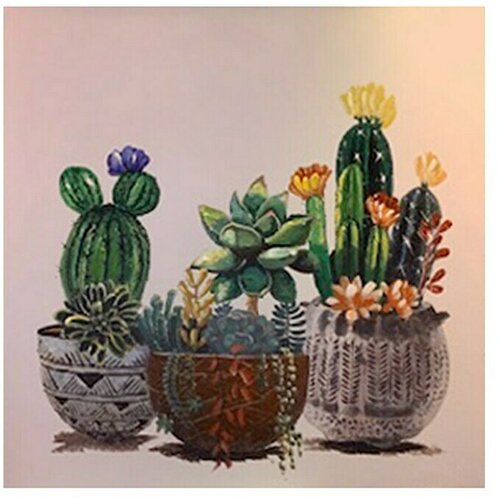  Ručno oslikana slika (Materijal: Drvo, &amp;Scaron; x V: 30 x 30 cm) Slike