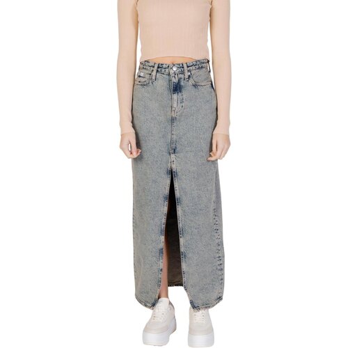 Calvin Klein Jeans FRONT SPLIT MAXI J20J222869 Plava Slike
