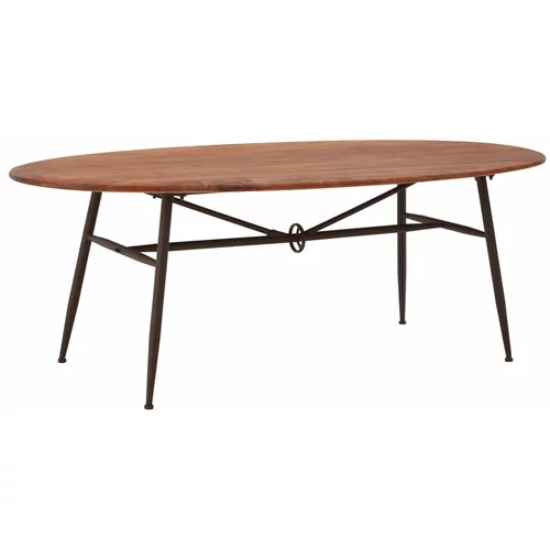 Premier Housewares Blagovaonski stol od punog oraha 104x219 cm New Foundry –