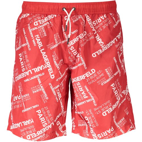 KARL LAGERFELD BEACHWEAR SWIMSUIT MEN&amp;#039;S BOTTOM RED Slike
