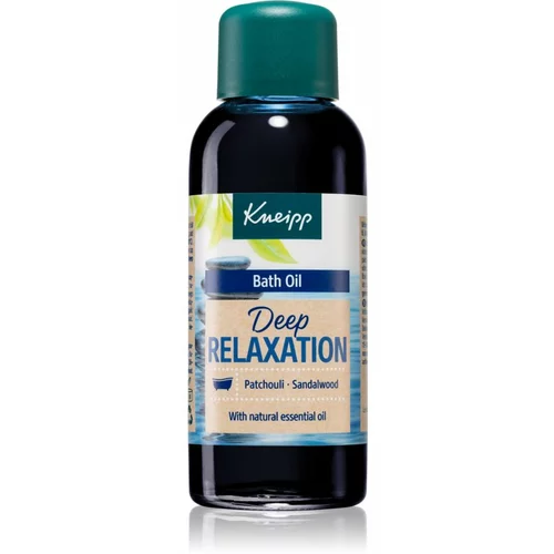 Kneipp Deep Relaxation Bath Oil Patchouli & Sandalwood olje za kopel 100 ml