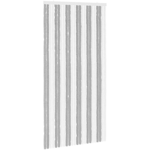 vidaXL Zavjesa protiv insekata Chenille Siva i bijela 100 x 200 cm - Siva i bijela (dvostripa) 100 x 200 cm Cijene
