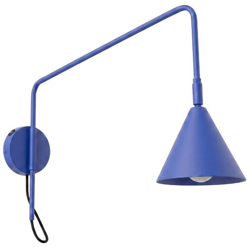 Sollux Lighting Stenska svetilka NOX 1 ultramarin s stikalom, (5000352019) Cene