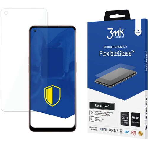 3mk OVITEK ZA TELEFON IZ KALJENEGA STEKLA FLEXIBLEGLASS OPO A96 5G, (22000317) Slike