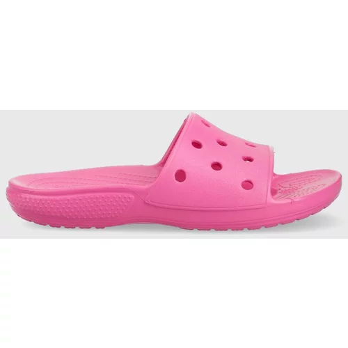 Crocs Natikače Classic Slide za žene, boja: ružičasta