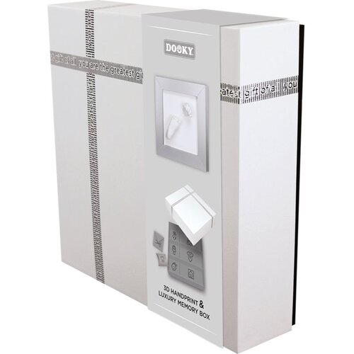 Dooky Luxury Memory Box 3D Handprint set za bebine otiske 1 kom Slike