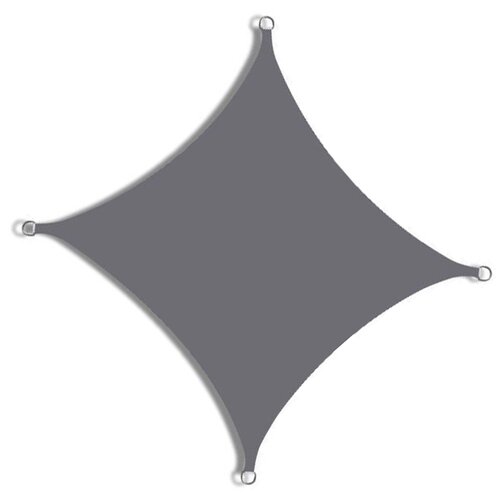 INF Vodoodporno sončno jadro / platno - 4x3 m Grey, (21278021) Cene