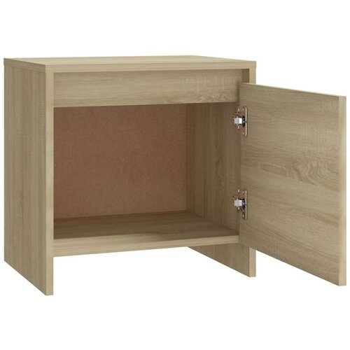 VidaXL noćni ormarić boja hrasta sonome 45 x 34 x 44,5 cm od iverice Slike