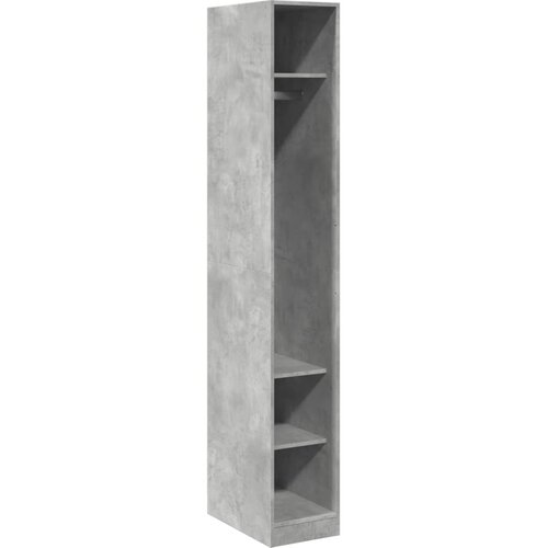 VidaXL Ormar siva boja betona 30 x 50 x 200 cm od konstruiranog drva Slike