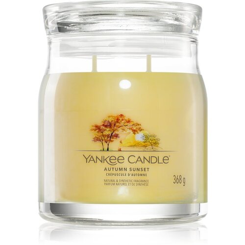 Yankee Candle Autumn Sunset dišeča sveča Signature 368 g Cene