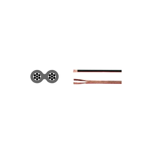 Helukabel 40023 zvučnički kabel 2 x 0.50 mm² crna 500 m