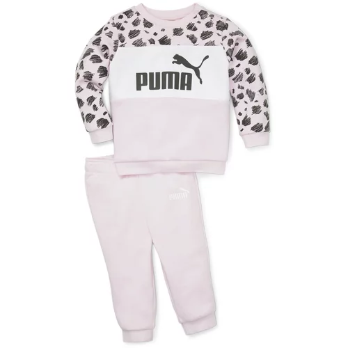 Puma ESS+ MATES INFANTS JOGGER FL DESERT Komplet trenirke za djecu, ružičasta, veličina