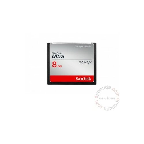 Sandisk CF 8GB Ultra 50 MB/s memorijska kartica Slike