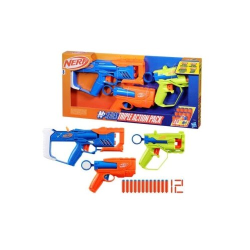 Nerf n series triple action set blastera ( F9840 ) Slike