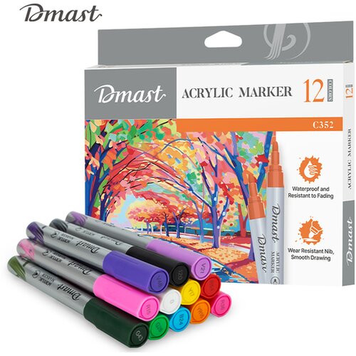 Deli Akrilni markeri 1/12 Dmast Pebeo EC352 Cene