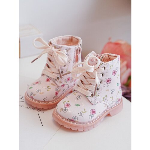 Kesi Children's insulated shoes with zipper Pink Dolida Cijene