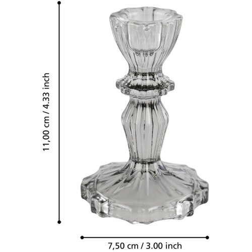 Eglo 422283 - Svećnjak MOLUME 11x7,5 cm siva Slike
