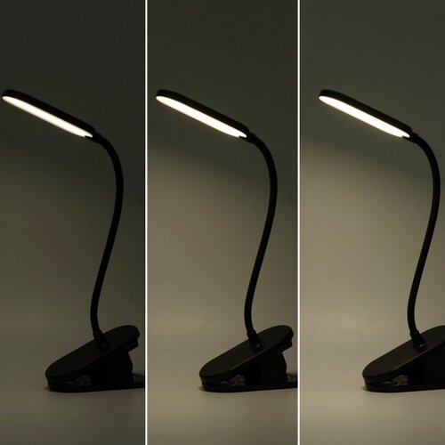 Aigostar LED prigu&amp;scaron;iva stona lampa sa klipsom LED/2,5W/5V crna Slike