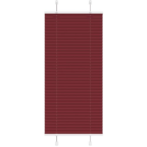 vidaXL Plisirana žaluzija Bordeaux Red 60x150 cm Širina tkanine 59,4cm Cene