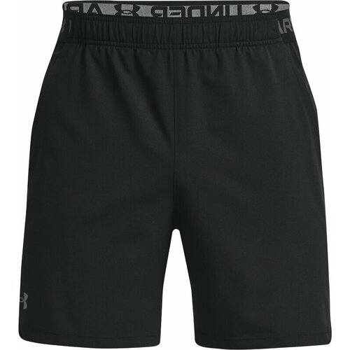 Under Armour Men's UA Vanish Woven 6" Shorts Black/Pitch Gray S Cene