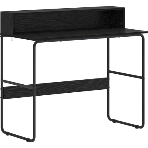  Stol s pohranom Crni hrast 100 x 50 x 91 cm Slike