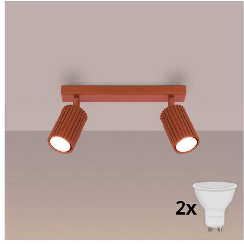  Brilagi - LED spot svetiljka CRESTO 2xGU10/10W/230V crvena Cene