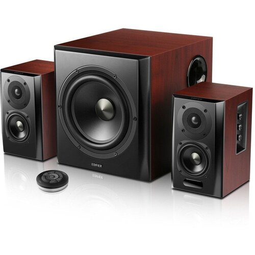 Edifier S350DB 2.1 150W speakers wood braon Cene