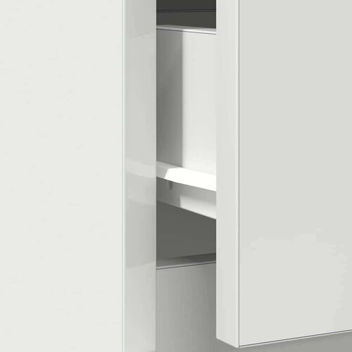 VidaXL Komoda s ladicama bijela 71x35x84 cm konstruirano drvo Slike
