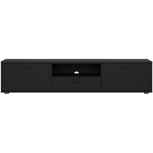 Tvilum Črna TV omarica 177x38 cm Media &amp;ndash; Slike