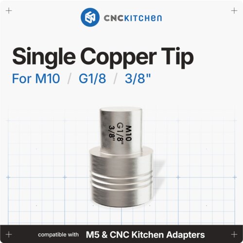 CNC Kitchen Pripomoček za taljenje za navojne vložke M10, G1/8 in 3/8" - 1 k. Cene