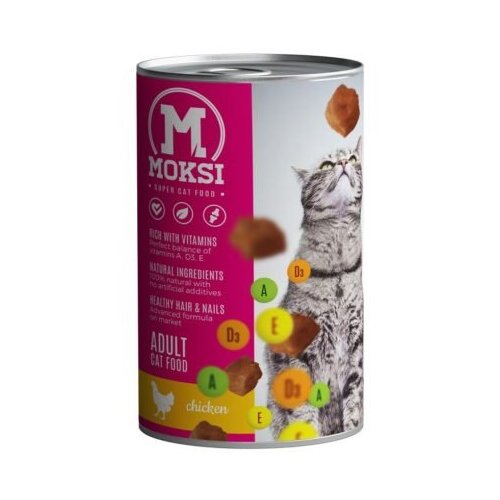 Moksi konzerva za mačke 415gr Slike