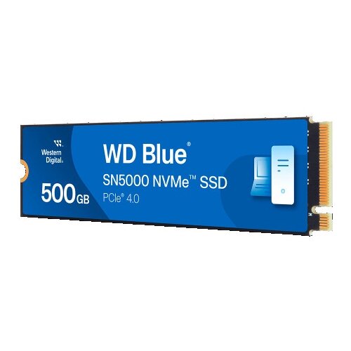 Western Digital Blue SN5000 NVMe M.2 2280, 500GB SSD ( WDS500G4B0E-00CNZ0 ) Slike