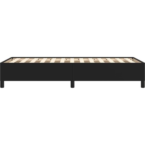  Okvir za krevet crni 90x200 cm od umjetne kože Slike