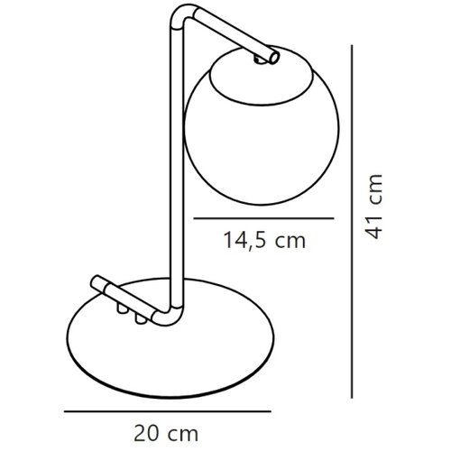 Nordlux Stona lampa GRANT 1xE14/40W/230V zlatna Slike