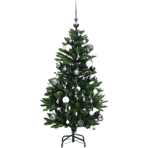  Umjetno božićno drvce 150 LED sa &amp;scaron;arkama i kuglicama 150 cm Slike