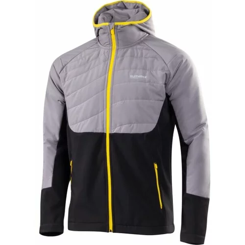 Klimatex LUIGI Muška hibridna jakna s kapuljačom, siva, veličina