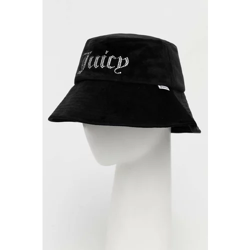 Juicy Couture Velur klobuk črna barva