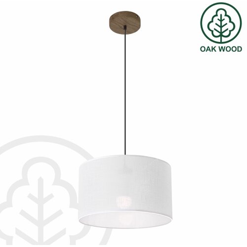  Brilagi - LED luster na sajli ANTHONY 1xE27/60W/230V hrast orah/bela Slike